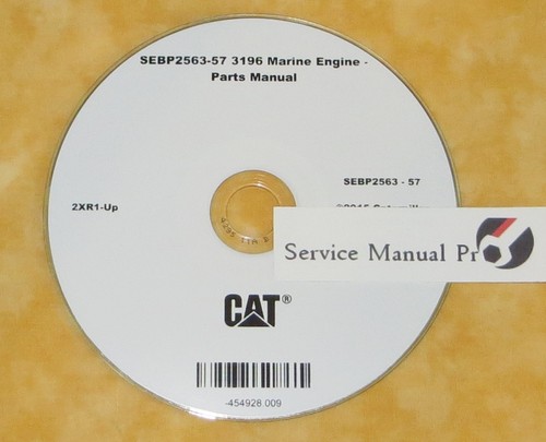 Sebp2563 caterpillar 3196 - sebp2563,