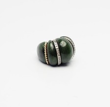 Unico Giada Verde 14k Bianco