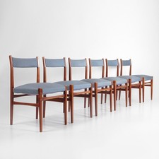 6 sedie anni 60 in legno e