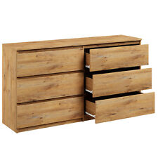 Cassettiera con 6 cassetti credenza artigianale legno 140 cm