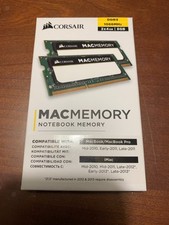 RAM Crucial, 8GB (2 x 4GB), DDR3, 1066MHz, SODIMM, 204-pin, PC3-8500