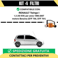 Kit 4 Filtri Tagliando per