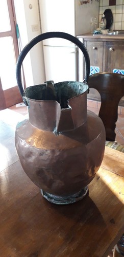 Antica brocca rame - di,