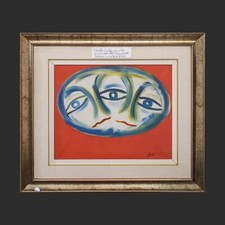 opera di virgilio guidi, olio su tela, del 1973