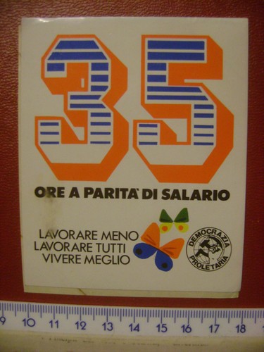 Democrazia proletaria ore - proletaria, 35