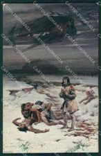 Repubblica Ceca Scheletro Skeleton Teschio cartolina postcard QT5065