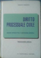 DIRITTO PROCESSUALE CIVILE I -