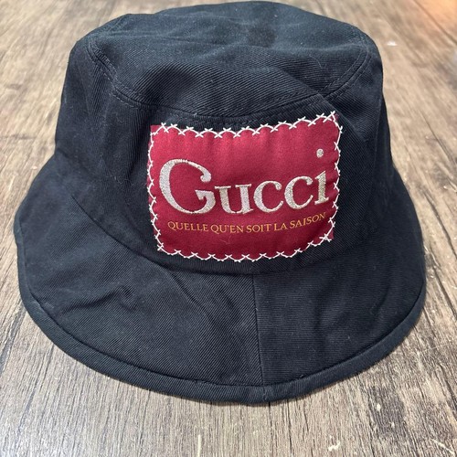 Gucci cappello secchiello nero - gucci,