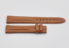 Breitling, original brown leather reinforced strap 16mm (14mm at the buckle)