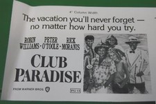 CLUB PARADISE Film Mini Foglio