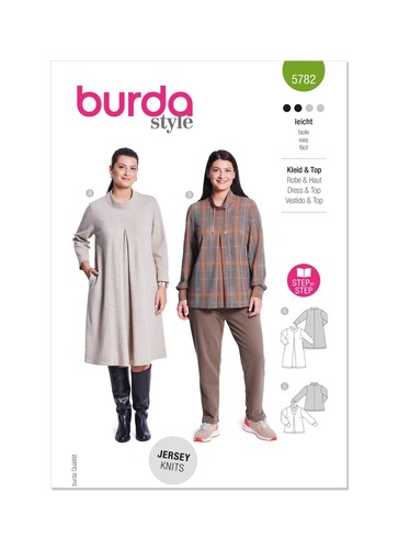 Burda 5782 abito - burda, tunica