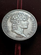 MONETA 5 LIRE 1813  MURAT REGNO DUE SICILIE NAPOLI RIPRODUZIONE