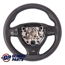 Volante BMW F10 F11 F12 M Sport NUOVO in Pelle Nera Assistente Corsia 7842809