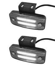 24V LED Bianco Neon Indicatore Laterale Luci 2x Fari Camion Rimorchio Telaio Bus