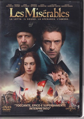 Les miserable dvd hugh - dvd, jackman