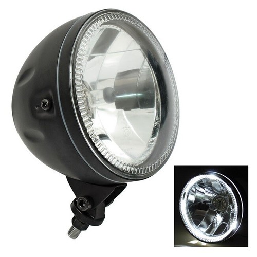 Faro anteriore nero moto cafe - ,