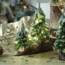 Alberi Innevati con Luci LED