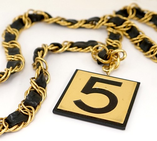 Collana chanel quadrata - collana, n.5