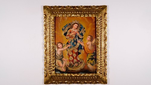 Virgen desatanudos dipinto - virgen,