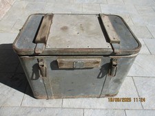 ESERCITO ITALIANO CASSA TERMICA RANCIO TRUPPA VERDE ALLUMINIO SALPA CERCOLA 1955