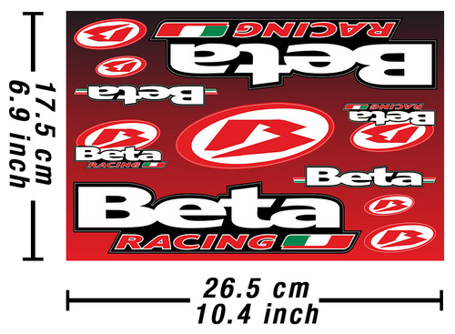 Beta decalcomanie adesivi - beta,