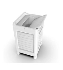 MOBILETTO LAVATOIO BAMA "ARTÙ" IN POLIPROPILENE BIANCO 60X51X89 CM