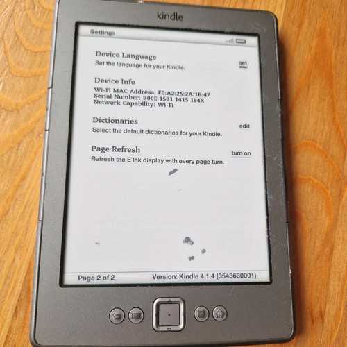 Amazon kindle d01100 4th - d01100,