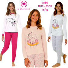 Pigiama ragazza bambina cotone
