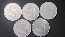 ITALIA - N. 5 MONETE DA 10 LIRE SPIGA DEL 1951 - 1952 - 1953 - 1955 - 1956