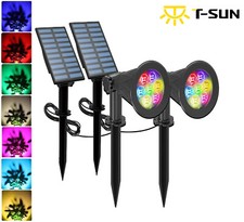 2XRGB luce solare LED faretto