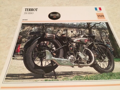 Moto terrot 350 hsso 1929 - terrot,