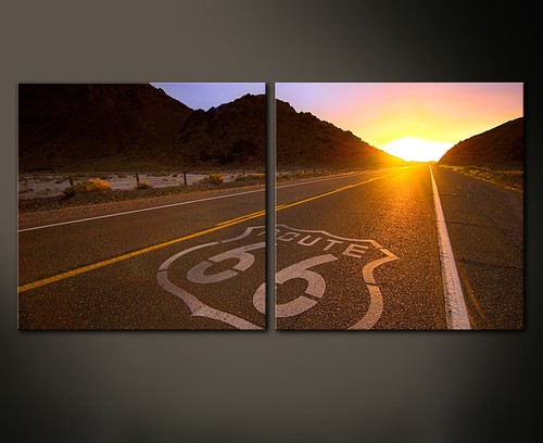 Route immagine tela america - tela,