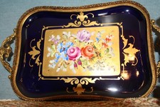 Vassoio Limoges dipinto a mano