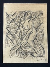 RAOUL DUFY disegno e quadro su