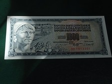 Banconota Jugoslavia - 1000 Dinari - FDS - 4 novembre 1981