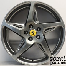 4 CERCHI IN LEGA 20 " FERRARI 458 RIVERNICIATI ORIGINALI ANTRACITE 282332 282333