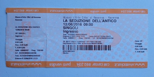 Biglietto ingresso - biglietto, la