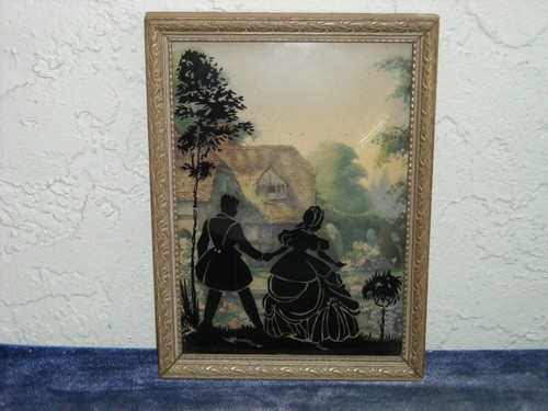 Dipinto vintage silhouette - *,