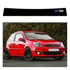 Ford Fiesta ST150 Parasole con Logo per mk6 2002-2008 Pre-tagliato - N° Finiture