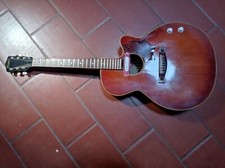 Chitarra Framus Jumb Spalla Mancante no.eko Elettrificata E Assettata Da Liutaio