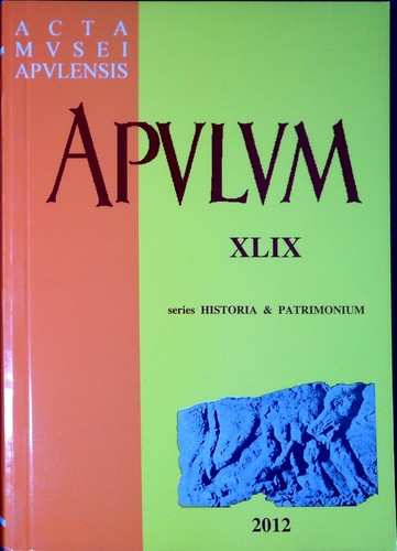 Apulum series historia - apulum.,