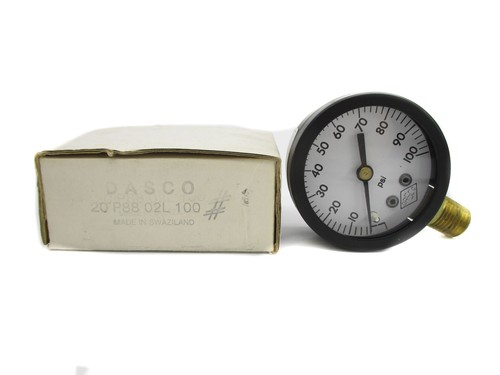 Dasco 20p8802l100 100psi - dasco, 0-100psi