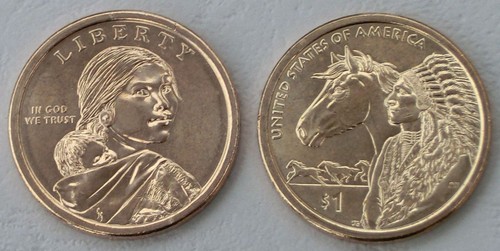 Dollaro usa native american - dollaro,