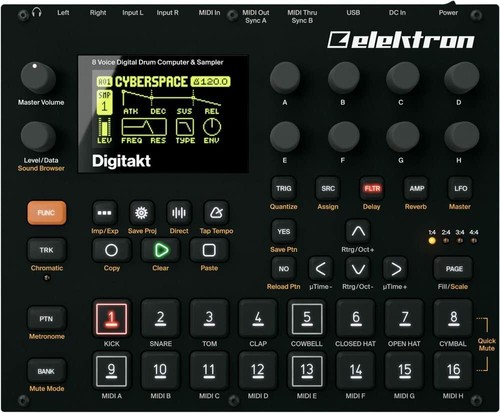 Elektron digitakt drum machine - elektron,