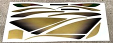 Adesivi Hornet 600 anno 2008 / 2011 con vinile gold