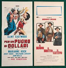 LOTTO 2 LOCANDINE PER UN PUGNO