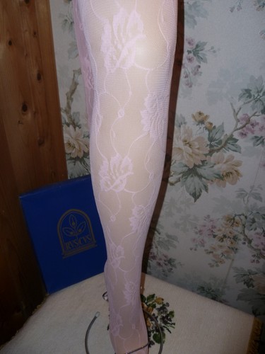 Collant ruscus pizzo - fiore, con