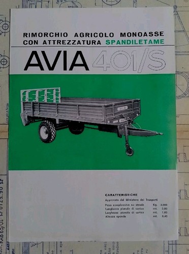 Avia rimorchio agricolo - rimorchio,