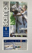 RARO PROGRAMMA MATCH PROGRAM SERIE B SAMPDORIA-PESCARA 1-3 20 MAGGIO 2012
