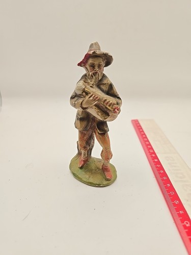 Personaggio presepe vintage - personaggio,